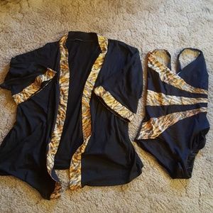 Shapemaid Vintage one piece swim suit w/cover up